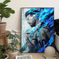 Classic, Sports - Rionel Messi - Football, Wall Art, Canvas Print Poster, Home Living Room Bedroom Decor, Stadium Wall Art