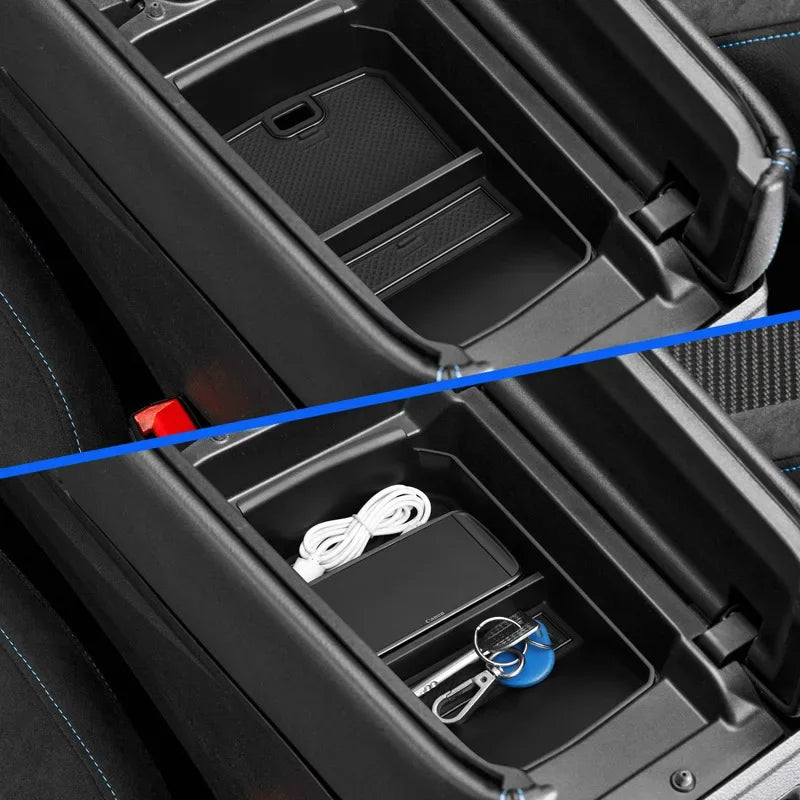 For Renault Austral E-Tech Hybrid 2023-2024 Armrest Storage Box Central Control Container Car Interior Accessories