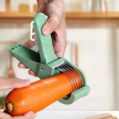 Stainless Steel Vegetable and Fruit Slicer - Multi-Function Salad Shredder | Kitchen Accessory