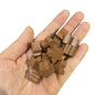 100 Wooden Meeples 16mm (0.63 in) 14-Color Board Game Pawns Replacement Set