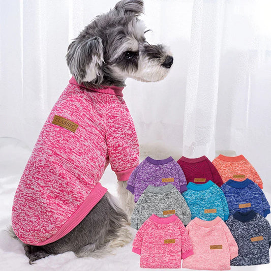 Warm Winter Dog Jacket Hoodie for Small Dogs and Cats - Chihuahua Pug Schnauzer Sweatshirt Pet Coat