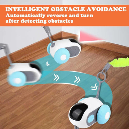 Automatic Smart Cat Toy Car — 2-Mode Remote Control Interactive Moving Toy for Cats & Small Dogs