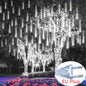 50cm (19.7in) 8-Tube LED Meteor Shower Rain String Lights - EU Plug Outdoor Fairy Garden Lights for Wedding & Christmas
