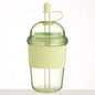 Insulated Flip Straw Bottle — 430ml (14oz) & 630ml (21oz) Leak‑Proof Travel Water Bottle for Coffee, Sports & Work