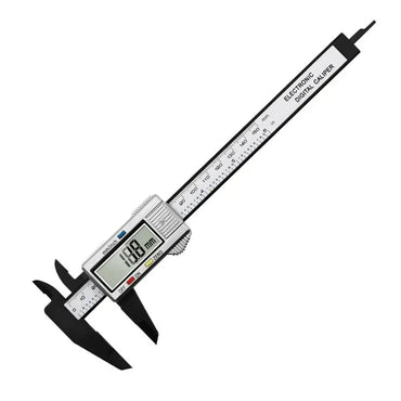 0-150mm (0-6 in) Digital Caliper – High-Strength Plastic Electronic Measuring Tool for Students, Woodworking & Home