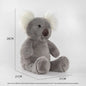 Long-Arm Weighted Plush Animal Pillow – Soft Fluffy Raccoon, Koala, Bear & Giraffe Cushion