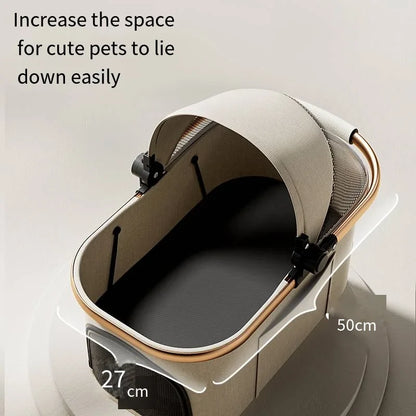 Detachable Pet & Baby Stroller - Portable One-Click Fold, Lightweight Universal Travel Stroller