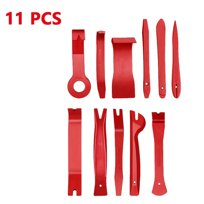 Car Panel Trim Removal Tool Kit — 5/11/41-Piece Pry Sets for Dash, Door & Audio Install (Blue/Red)