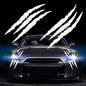 Car Stickers Ghost Claw Car Hood Vinyl Sticker Creative Modification Reflective Stickers Devil Paw Scratches Car Decoration