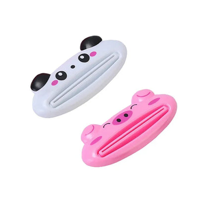 Animal Toothpaste Squeezer Tube Roller – Cute Cartoon Toothpaste Dispenser for Bathroom