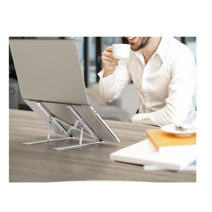 Foldable Adjustable Ergonomic Laptop & Tablet Stand Portable Cooling Notebook Holder