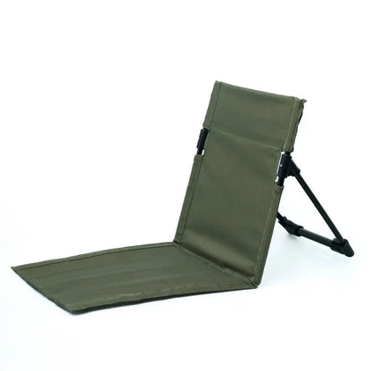Foldable Camping Chair with Padded Backrest — Portable Folding Beach, Picnic & Garden Chair