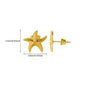 Vintage Summer Starfish Stainless Steel Stud Earrings For Women Simple Star Shell Earrings Stud Ocean Party Jewelry Gift 2025