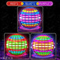 Flying Spinner Ball with LED Lights – Hand-Controlled Boomerang Toy for Kids & Adults, 360° Rotating Indoor Outdoor Hover Ball