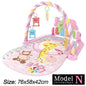 Baby Fitness Play Gym with Music & Piano Mat