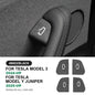 Premium Italian Alcantara Suede Door Switch Trim Cover - Interior Car Accessories (4-Pack)