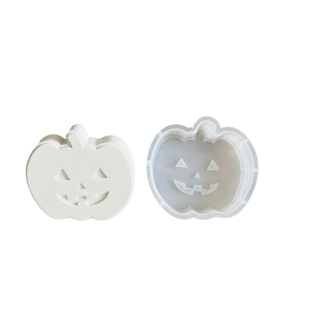 Halloween Silicone DIY Mold – Skeleton, Bat, Jack-O’-Lantern, Ghost & Mask Shapes for Resin, Plaster, Aromatherapy & Clay Crafts – 8 Designs
