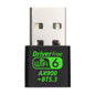 USB WiFi 6 & Bluetooth 5.3 Adapter, Dual-Band 2.4/5.8GHz Mini USB Dongle, Driver-Free