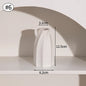 Ceramic Decorative Vase for Dried Flowers & Hydroponic Plants, Modern Table Ornament for Living Room Bedroom Office