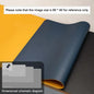 Large PU Leather Office Desk Mat – Waterproof Dual-Tone Mouse Pad & Keyboard Desk Protector for Home or Office