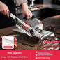 Mutton Roll Meat Slicer 200mm (7.9 in) Stainless Steel — Frozen Beef & Lamb Slicer for Hot Pot, BBQ & Home Kitchen