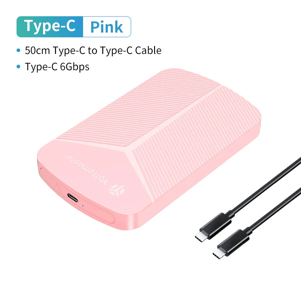 2.5-Inch SATA HDD/SSD Enclosure USB 3.0 UASP 6Gbps — Windows, Mac, Linux