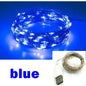 USB LED Fairy String Lights Copper or Silver Wire, Waterproof IP66, Multi-Color, 5/10/20 m (16/33/66 ft) USB Garland for Christmas Wedding Party