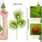 Artificial Christmas Branches Home Decor DIY Crafts Reed Ball Decoration Plants Ornaments For Christmas Tree Topper Party Decor