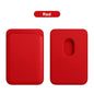 MagSafe PU Leather Magnetic Card Wallet — Slim Magnetic Card Holder for MagSafe-Compatible Smartphones