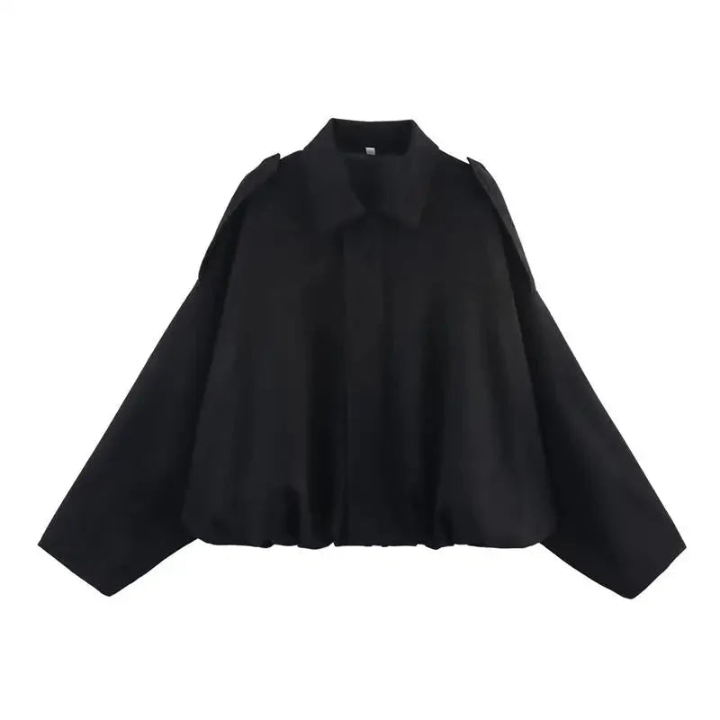 Autumn Jackets Women's 2025 New Fashion Autumn Elegant Loose Long Sleeve Women's Warm Coats Chic Street Youth Casual Jackets