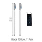Ultra-Light Carbon Fiber Folding Trekking Poles - Collapsible Anti-Shock Hiking & Nordic Walking Sticks (110/120/130 cm | 43.3/47.2/51.2 in)