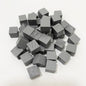 100-Pack 10mm (0.39 in) Colorful Wooden Cubes - Dice Tokens for Crafts, Board Games & Early Education