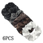 Satin Scrunchies Set for Women & Girls – 25/10/6 Pcs Elastic Hair Bands | Soft Silk Ponytail Holders & Fashion Hair Accessories