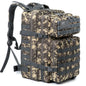 45L (11.9 gal) Tactical Backpack – Large Capacity Molle 3-Day Assault Pack for Hiking, Camping & Trekking