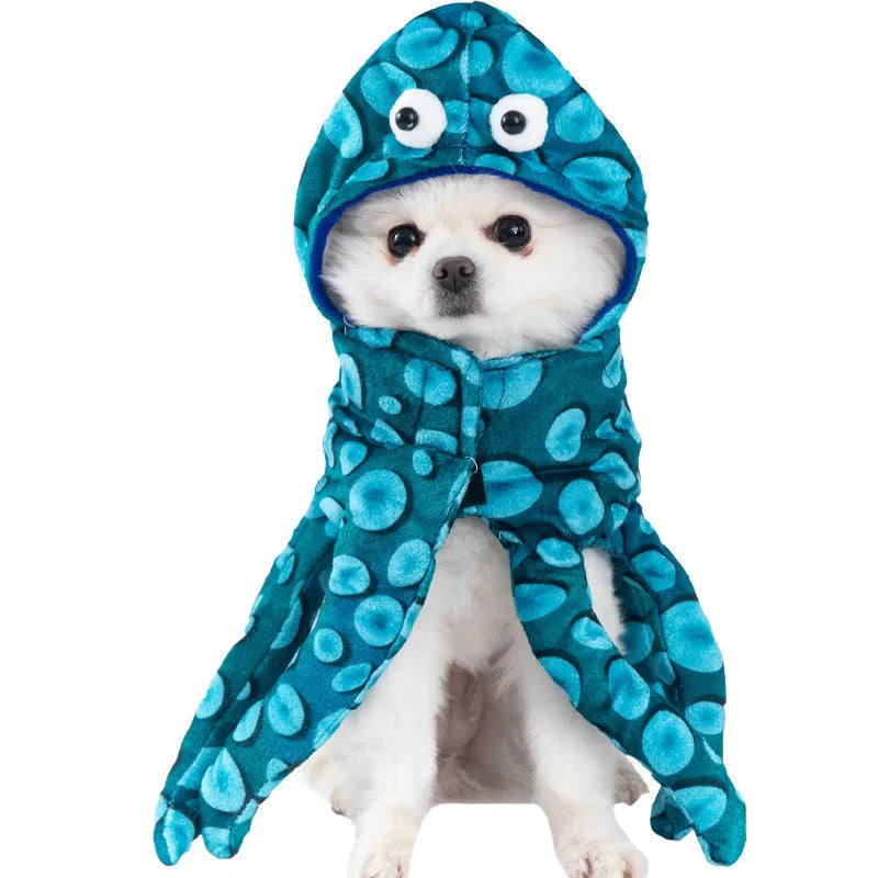1PCS Halloween Dagger Pet Transformation Dress Festival Funny Knife Holding Dog Clothes Cat Standing Dress Pet Dress Up