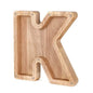 26-Letter Wooden Piggy Bank A-Z Alphabet Coin Money Box Kids Savings Jar Desktop Decor Gift