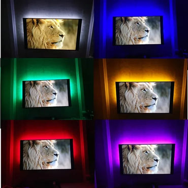 5V USB LED Strip Light Warm & Cool White 1m–5m (3.3–16.4 ft) Waterproof TV Backlight Flexible LED Tape