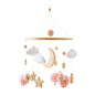 Wooden Baby Rattle Crib Mobile Holder for Newborns
