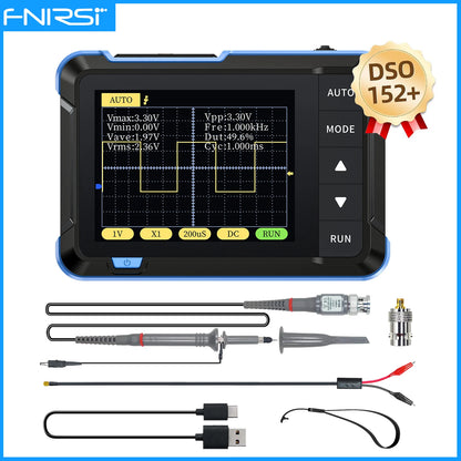 FNIRSI DSO152, DSO153 and DSO510 Handheld Digital Oscilloscope - Portable Mini Oscilloscope for Electronics Repair and Testing
