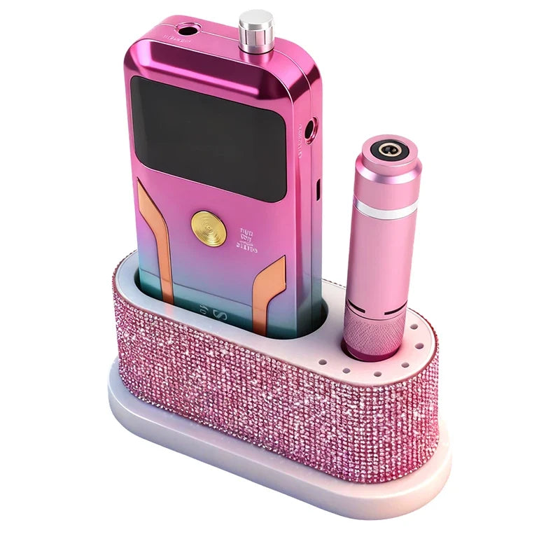 Nail Drill Bit Storage Case with Display Stand Ideal for Salon Tools and Nail Technicians