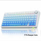 75% RGB Mechanical Gaming Keyboard — 78-Key Hot-Swappable Gasket Mount, 2.4G Wireless/Bluetooth/Wired, OEM Profile