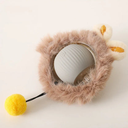 Rechargeable Self-Moving Rolling Ball Cat Toy — Interactive Indoor Toy for Kittens & Cats