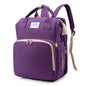 Large Capacity Mommy Diaper Bag Backpack with Changing Mat, 36–55L Baby Nursing & Nappy Organizer