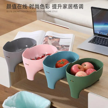 Elephant Sink Strainer & Hanging Drainer Basket – Fruit & Vegetable Washing Rack, Kitchen Sink Drain Organizer