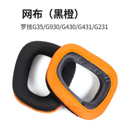 Mesh Replacement Ear Pads Cushion for Gaming Headsets Headphone Bridge Pad