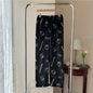 Hello Kitty Flannel Pajama Pants – Kawaii Cartoon Velvet Lounge Pants for Girls & Women, Fall Winter Home