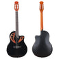 41-Inch (104 cm) Acoustic-Electric Classical Guitar — High-Gloss Spruce Top, Round Back, 6-String 20-Fret