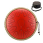13-Inch (32 cm) 15-Note D-Tone Steel Tongue Drum Glucophone Handpan Percussion