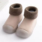 Warm Baby First Walker Shoes — Newborn to 4 Years Unisex Winter Slip-On Anti-Slip Rubber Sole