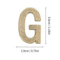 Metal Self Adhesive House Number English Alphabet Letters for Apartment Room Door Plate Table Mailbox Number Stickers 3*2cm